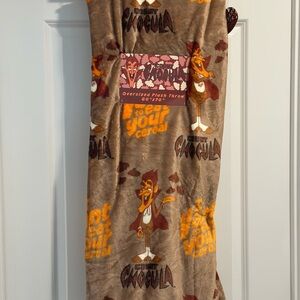 Count Chocula Halloween Plush Throw Blanket